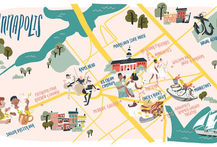 Annapolis Daytrip Map