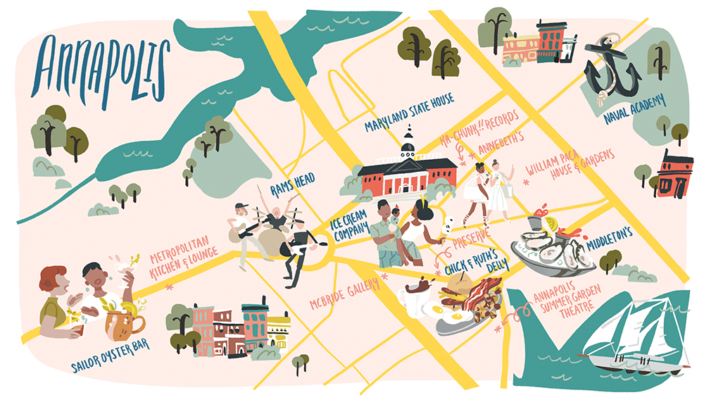 Annapolis Daytrip Map