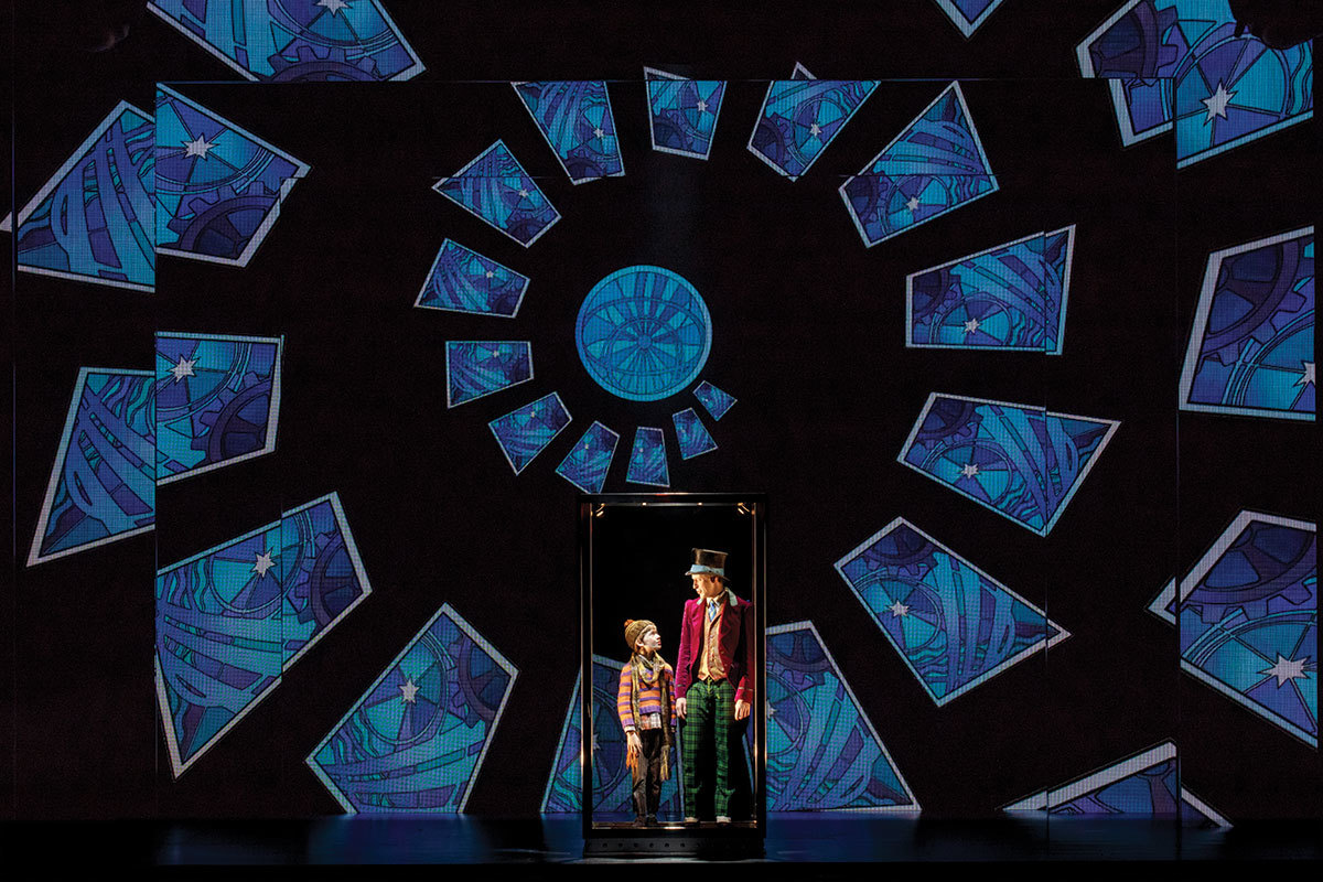 Henry Boshart As Charlie Bucket And Noah Weisberg As Willy Wonka Henry Boshart As Charlie Bucket And Noah Weisberg As Willy Wonka