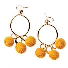 Yellow Earrings