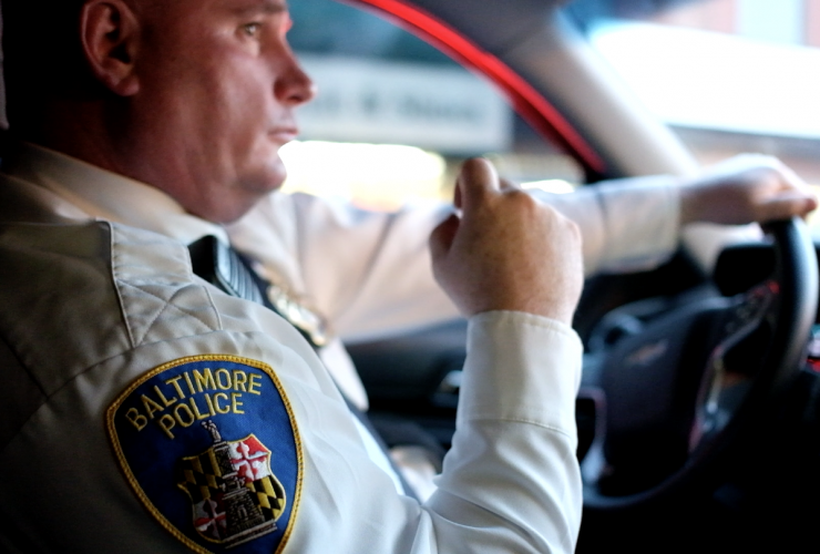 Baltimore Police ride-a-long