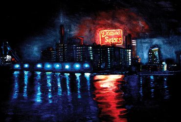 Brian Vogt Domino Sugars Oil Painting