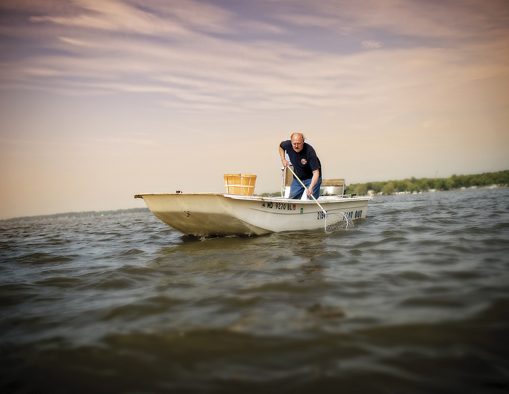 Lifelong crabber Bruce Shroyer.