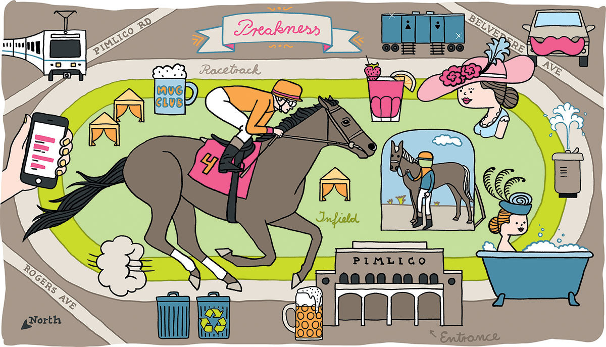 Preakness Illo