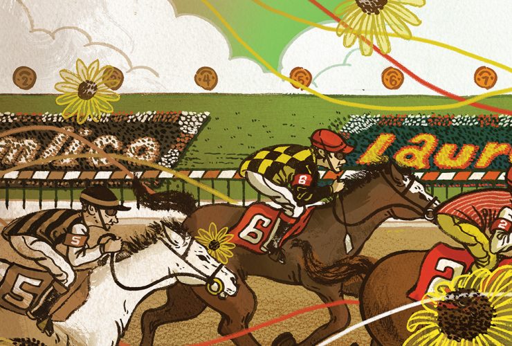 Preakness Laurel Illo