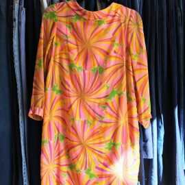 1960's Psychedelic Shift Dress $28