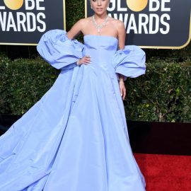 2019 Golden Globes Awards Lady Gaga Valentino Couture