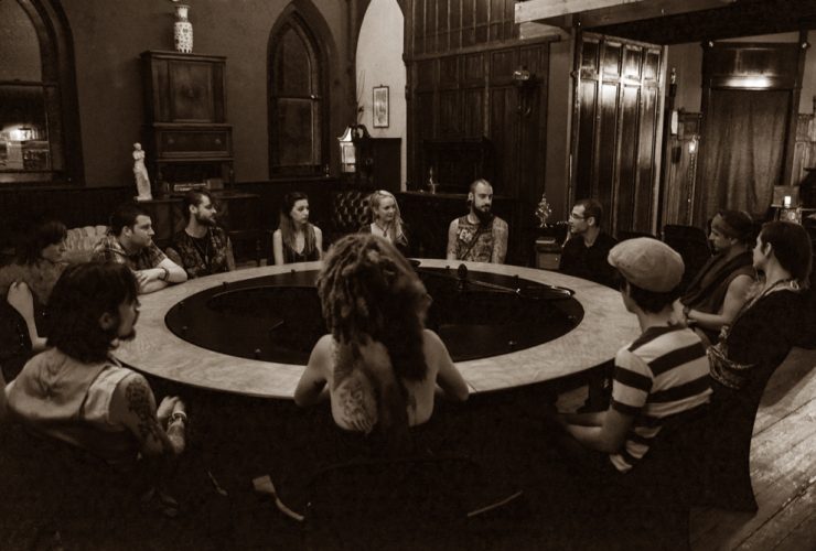 AA Group Table Sepia