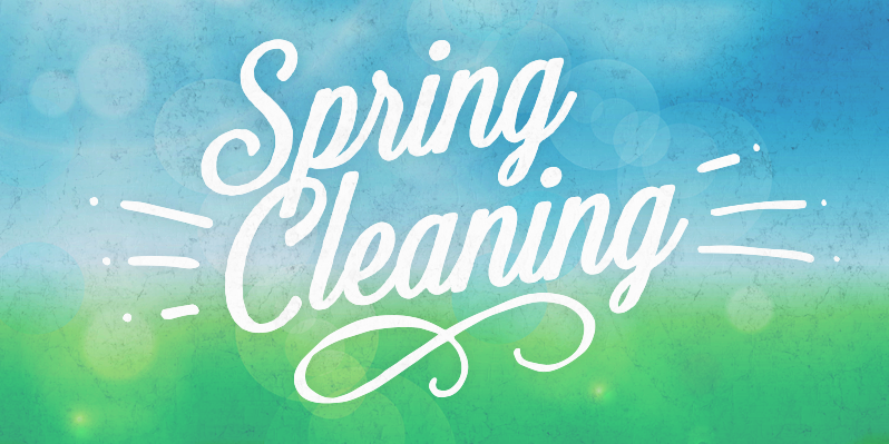 Blog Springcleaning