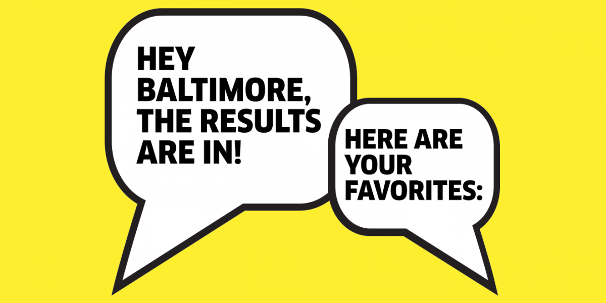 Best of Baltimore Readers’ Poll Results 2017 Baltimore Magazine