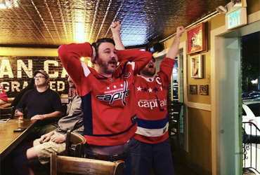 caps celebrating