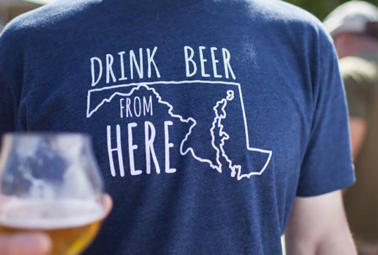 Drink Beer Maryland Tshirt 0