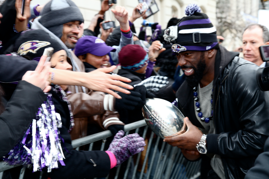 Ed Reed Super Bowl Parade