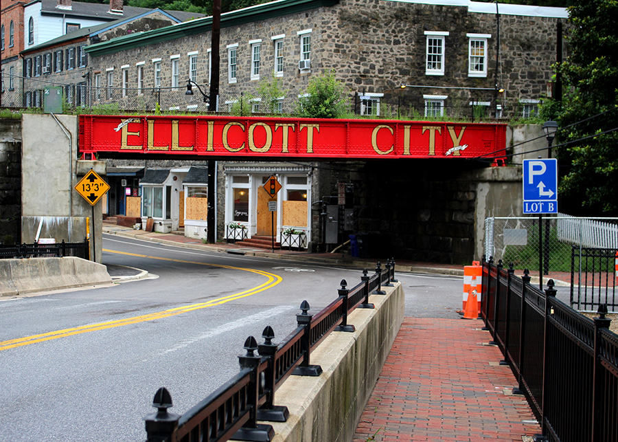 Ellicott City Building Razing