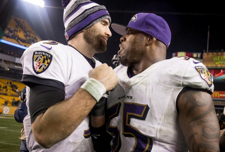 Flacco Suggs Heinz Field