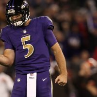 Fr Joe Flacco Celebrates