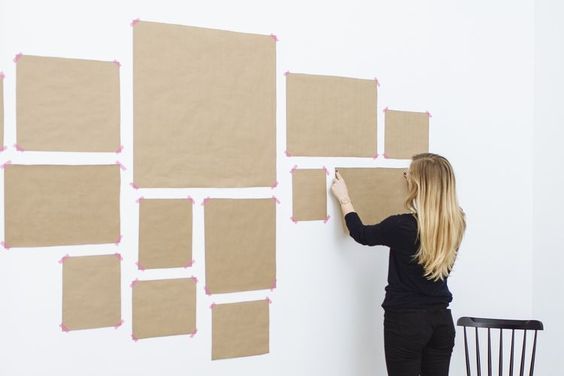 Gallery Wall Paper Template Gallery Wall Paper Template