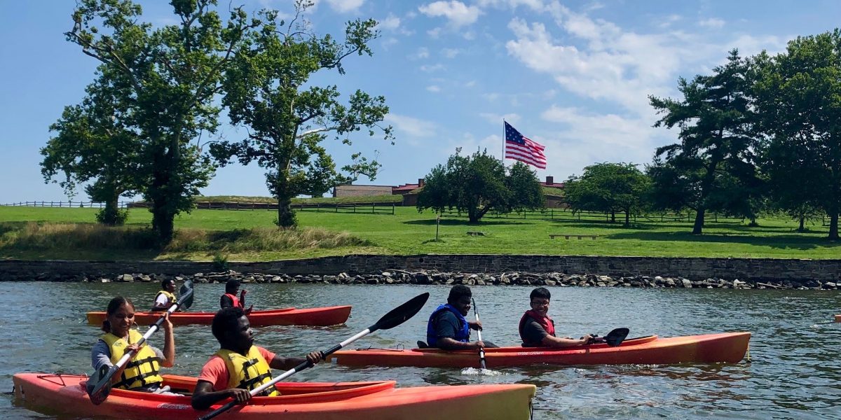 Good Kids Kayak Flag Fort