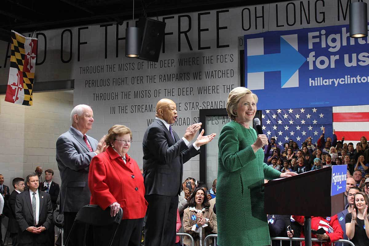 Hillary Clinton Baltimore