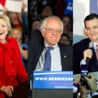 Iowa Caucus Clinton Cruz Sanders