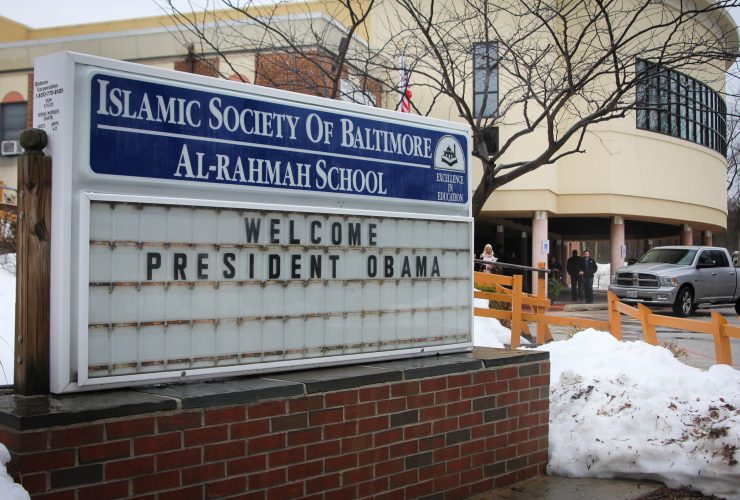 Islamic Society Obama sign