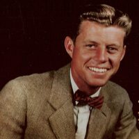 Jfk At 23 Color Portrait