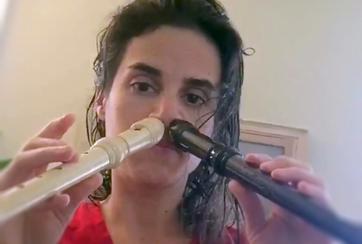 Katherine Needleman Double Nose Recorder