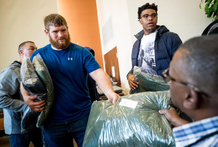 marshal yanda coat drive