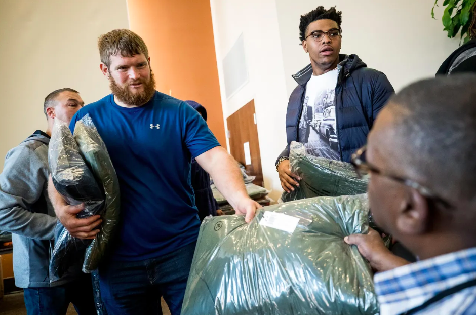 marshal yanda coat drive