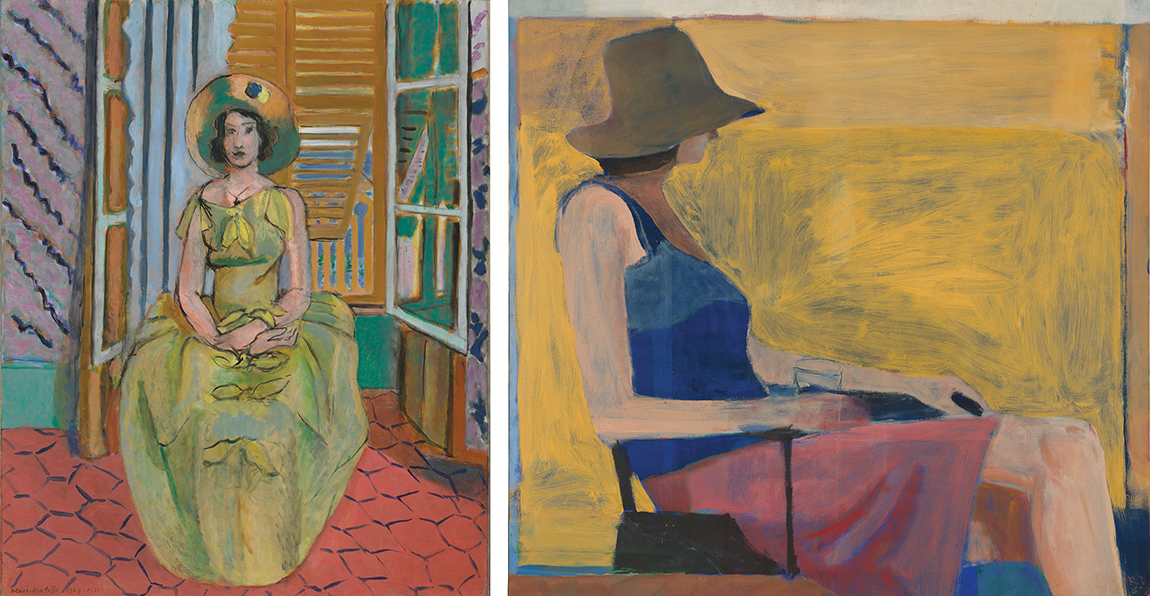 Mattise Yellow Dress Seated Figure Mattise Yellow Dress Seated Figure