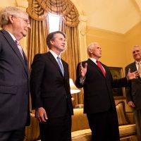 Mike Pence Brett Kavanaugh Mitch Mc Connell And Jon Kyl