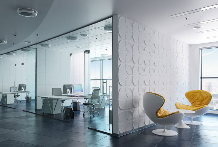 Modern Office Space Windows Chairs 1200X800