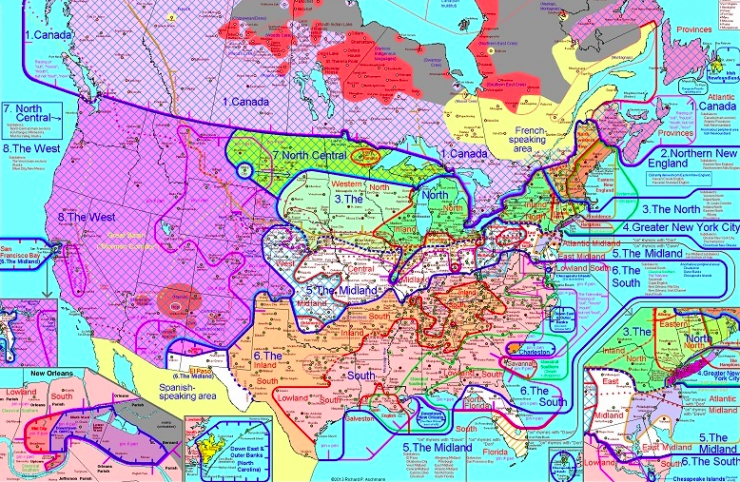 North American regional accents
