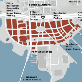 Port Covington map