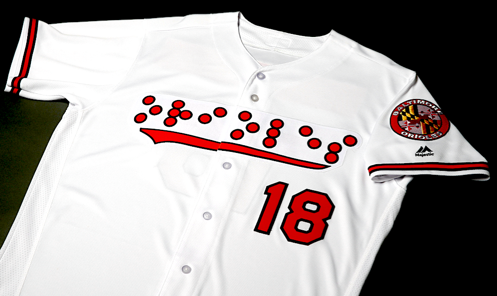 orioles wear braille