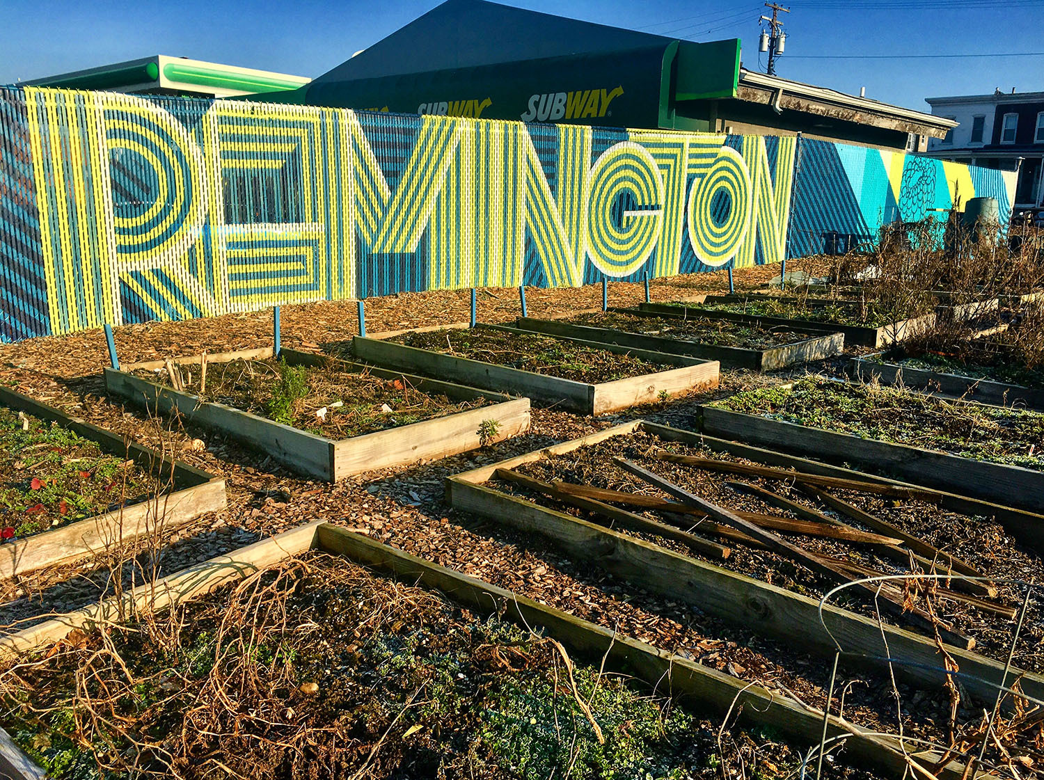 New Remington Mural Brings Pops of Color to Sisson Street Park