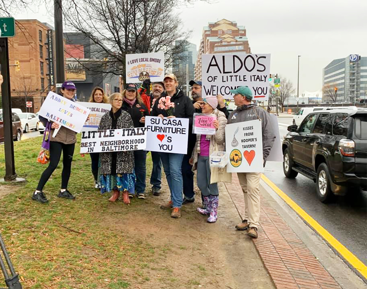 Small Business Owners Greet Drivers on President Street This Week ...