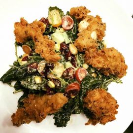 Citron Buttermilk Chix Kale Salad