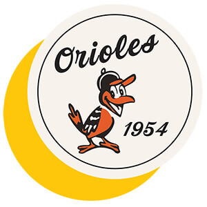 Baltimore Orioles 70th Anniversary 1954 2024 Thank You For The