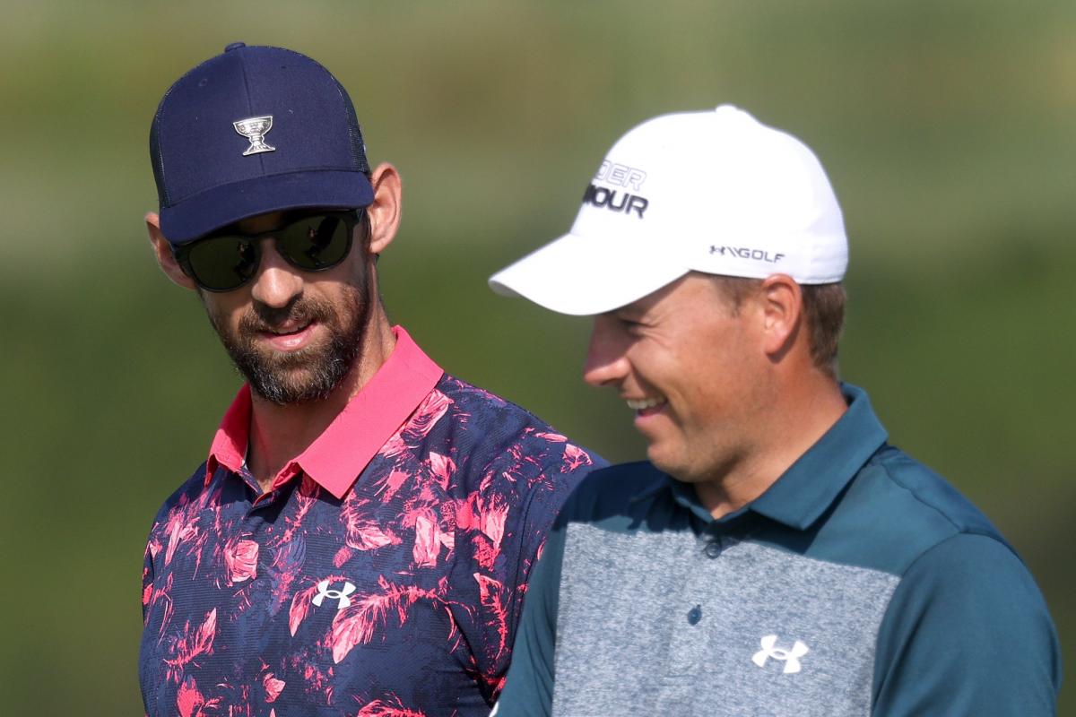 Michael Phelps Jordan Spieth And Kevin Plank Have A Round At Caves Valley Golf Club