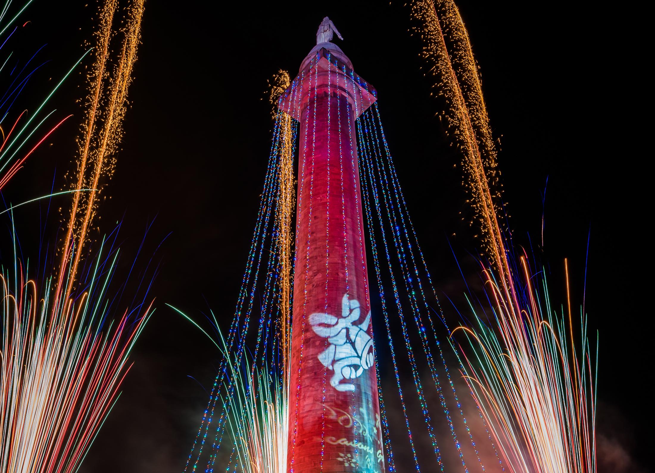 The Monument Lighting Makes Grand Return to Celebrate Its 50th Anniversary