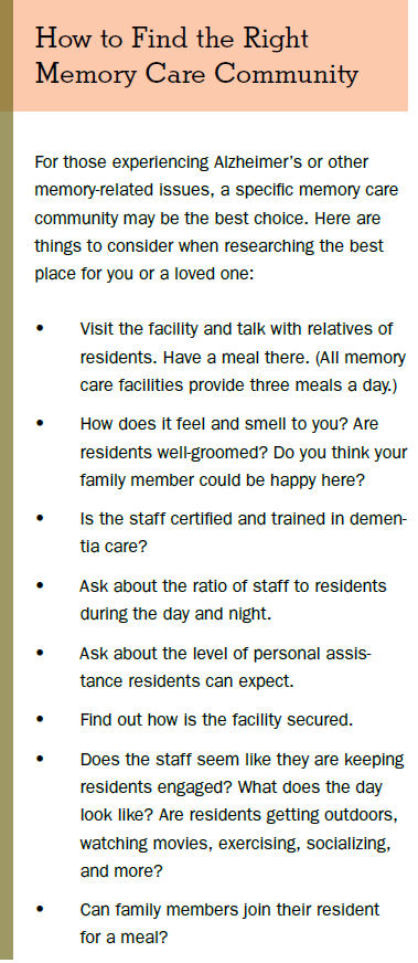 Memory Care Community Memory Care