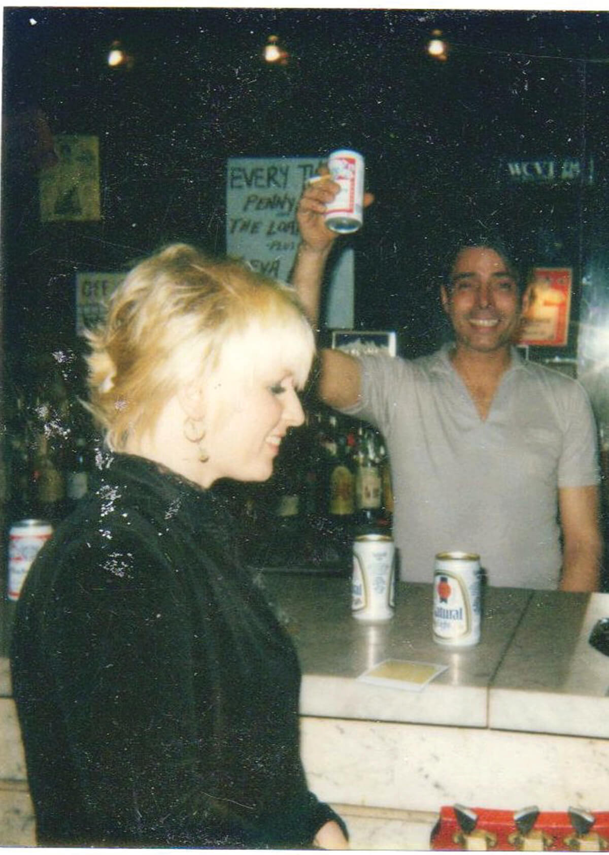 LESLEE AND ROGER ANDERSON (BEHIND BAR) Photographer unknown, Photo courtesy of LesLee Anderson - _CMYK