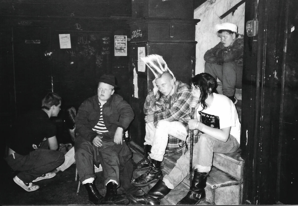 WAITING FOR THE BAND MARBLE BAR 1985 ALL-AGES SHOW photo by Donna Jeannie Savage Bolger_CMYK