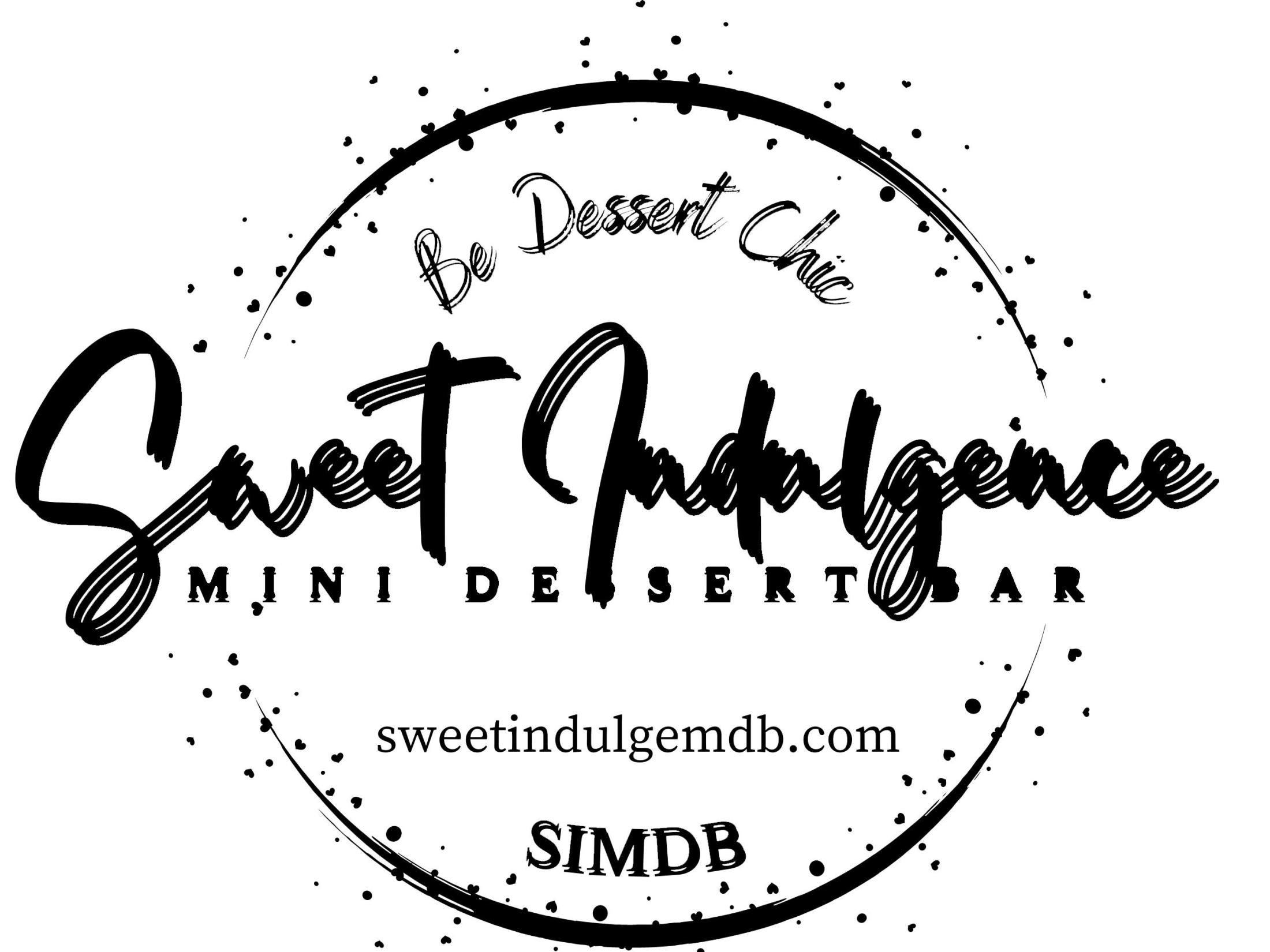 Sweet Indulgence Mini Dessert Bar (B&W)