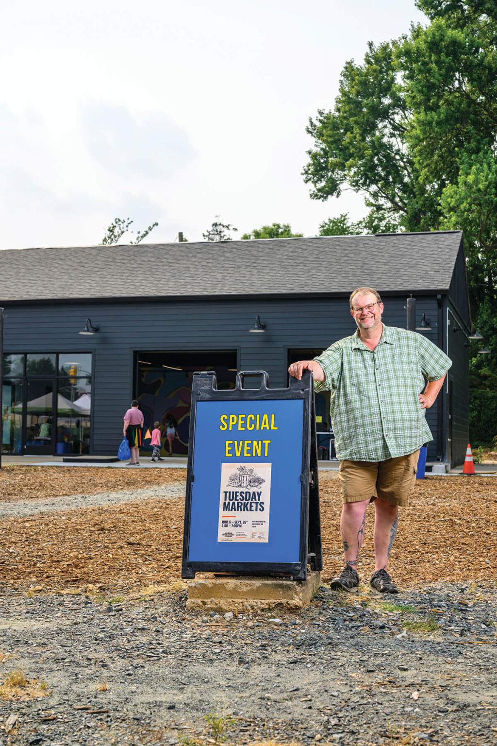 How The Lot on Harford Road Went from an Old Gas Station to a Community
