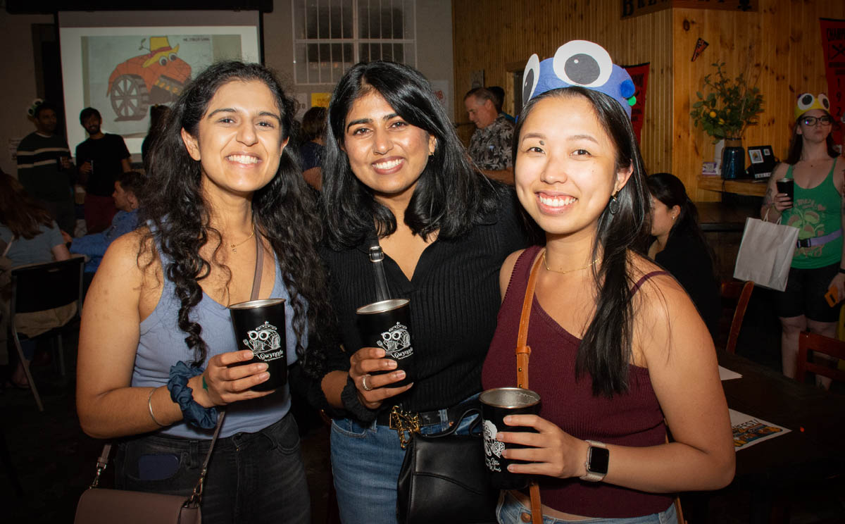 Left to right: Healthcare colleagues: Jasmine Malhi; Yamini Vyas; Laura Chen