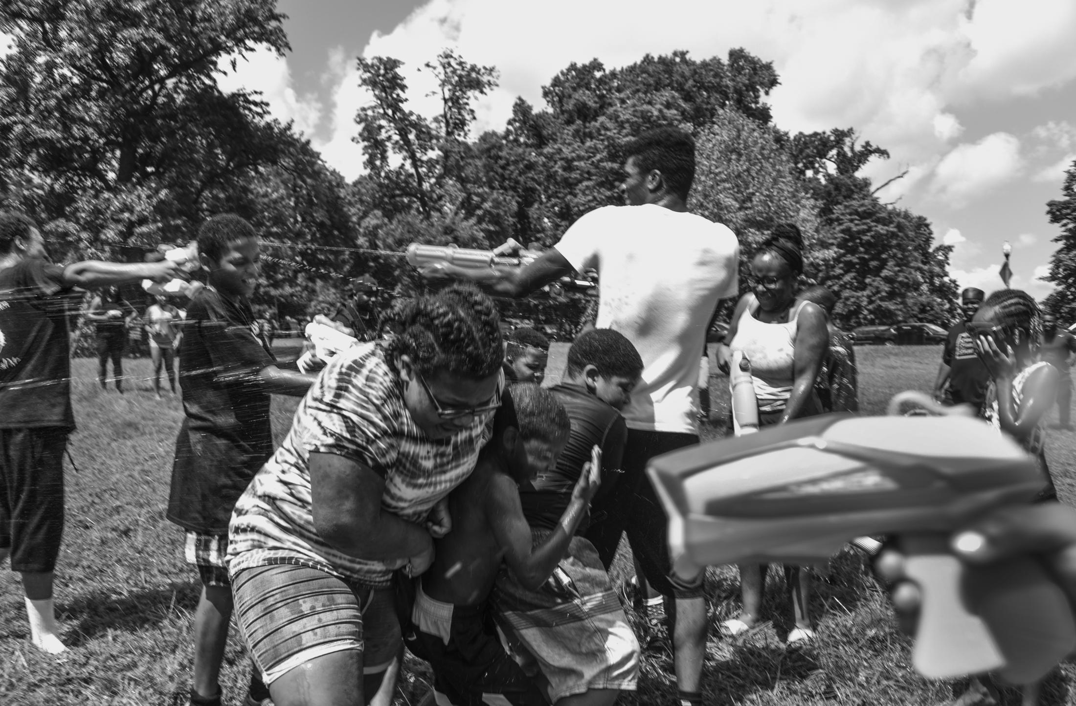 Copy of Druid Hill water battle during a Baltimore Ceasfire gathering (1)