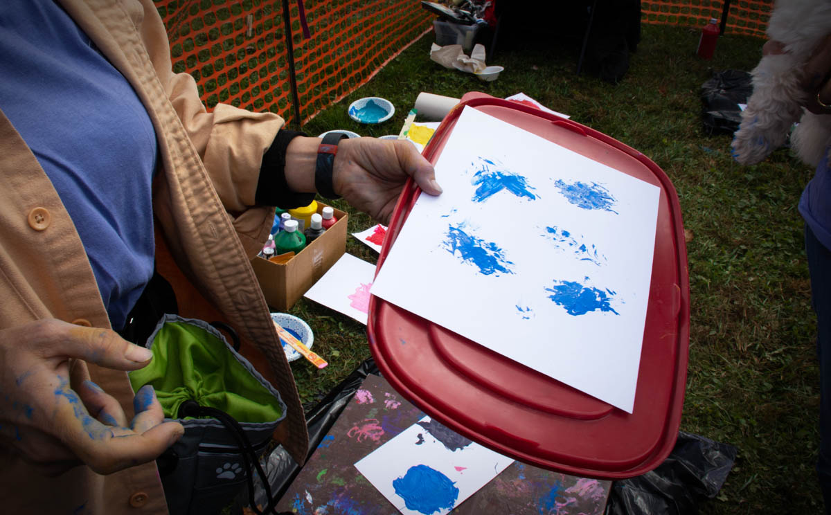 Artist Teddy Jones’ work in his blue period
