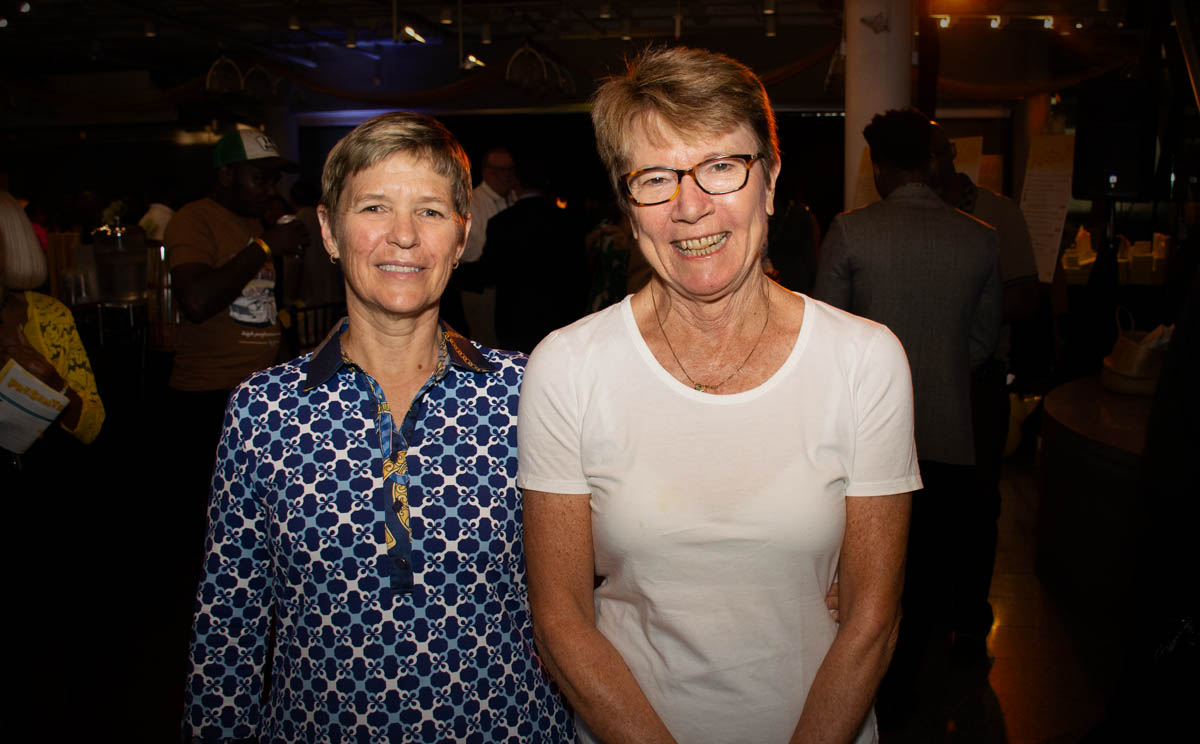 Left to right: Jan Bledsoe, attorney; Jayne Miller, WBAL News Radio show host